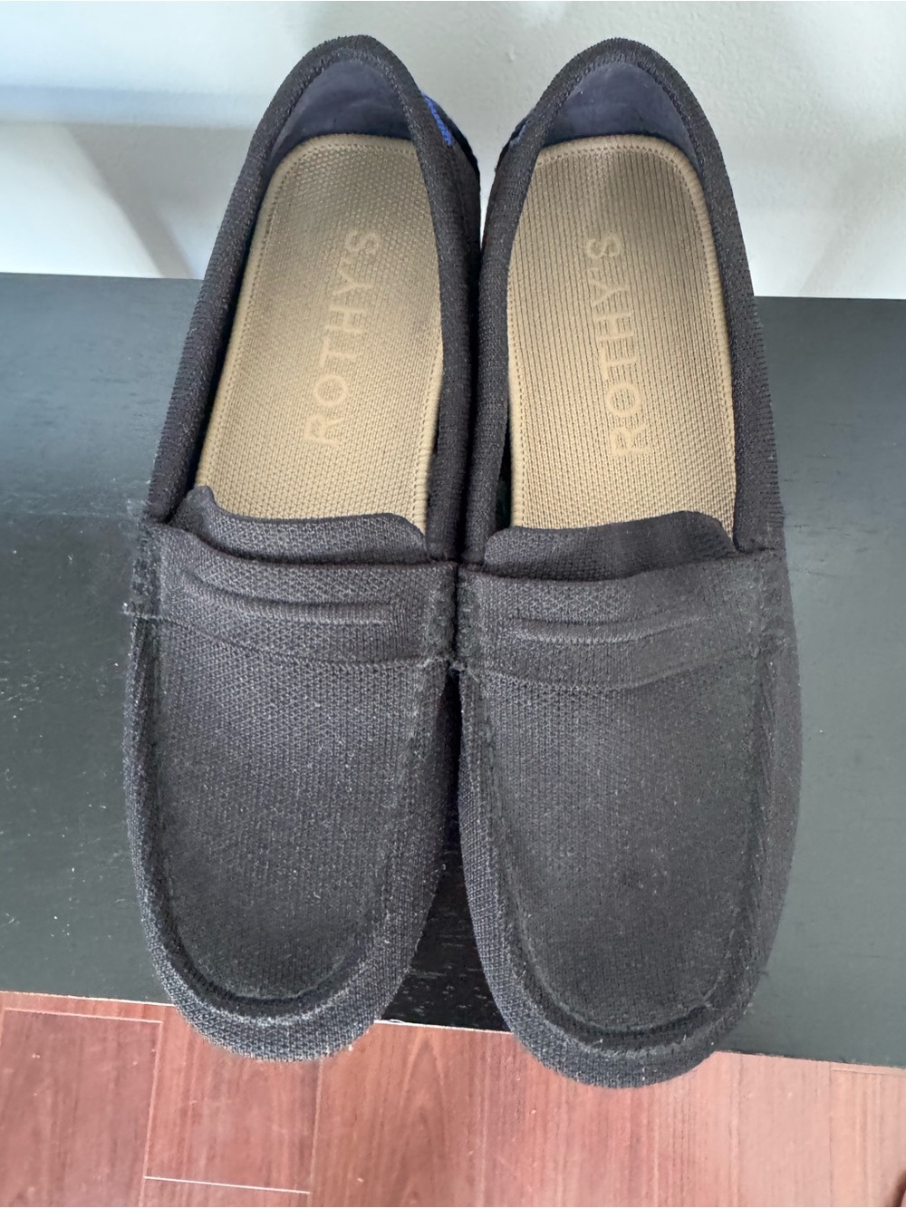 Rothy's Women’s Black Slip-On Loafers